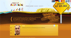 Desktop Screenshot of coloursofaustralia.pl